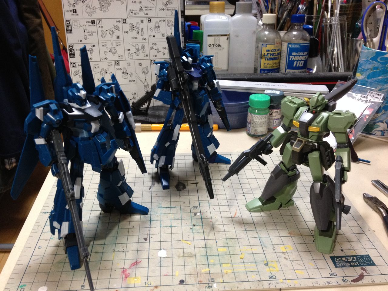 Hguc ジェガン高機動型 Ep2仕様 その 仮組編 おなかいっぱい