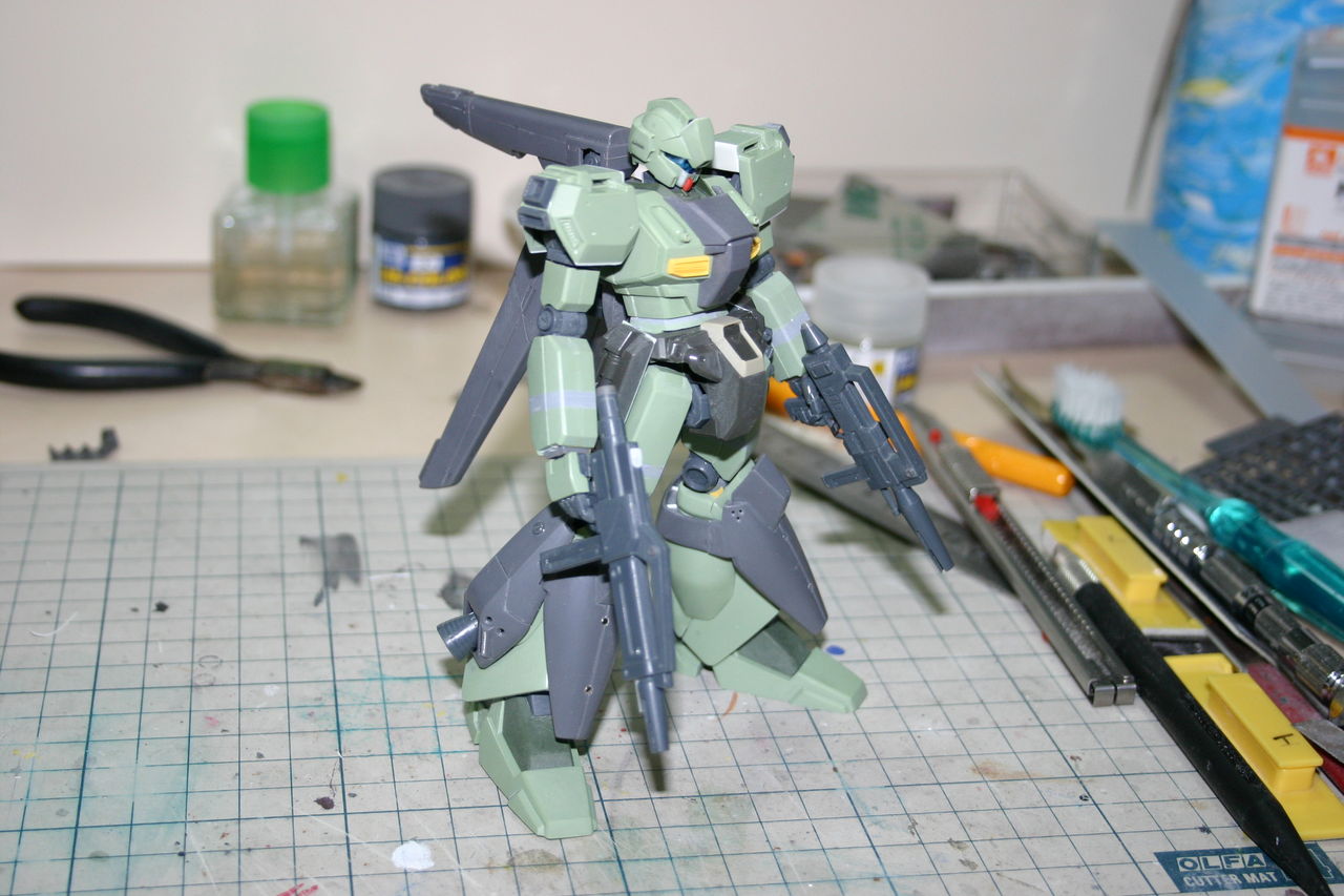 Hguc ジェガン高機動型 Ep2仕様 その 加工編 おなかいっぱい