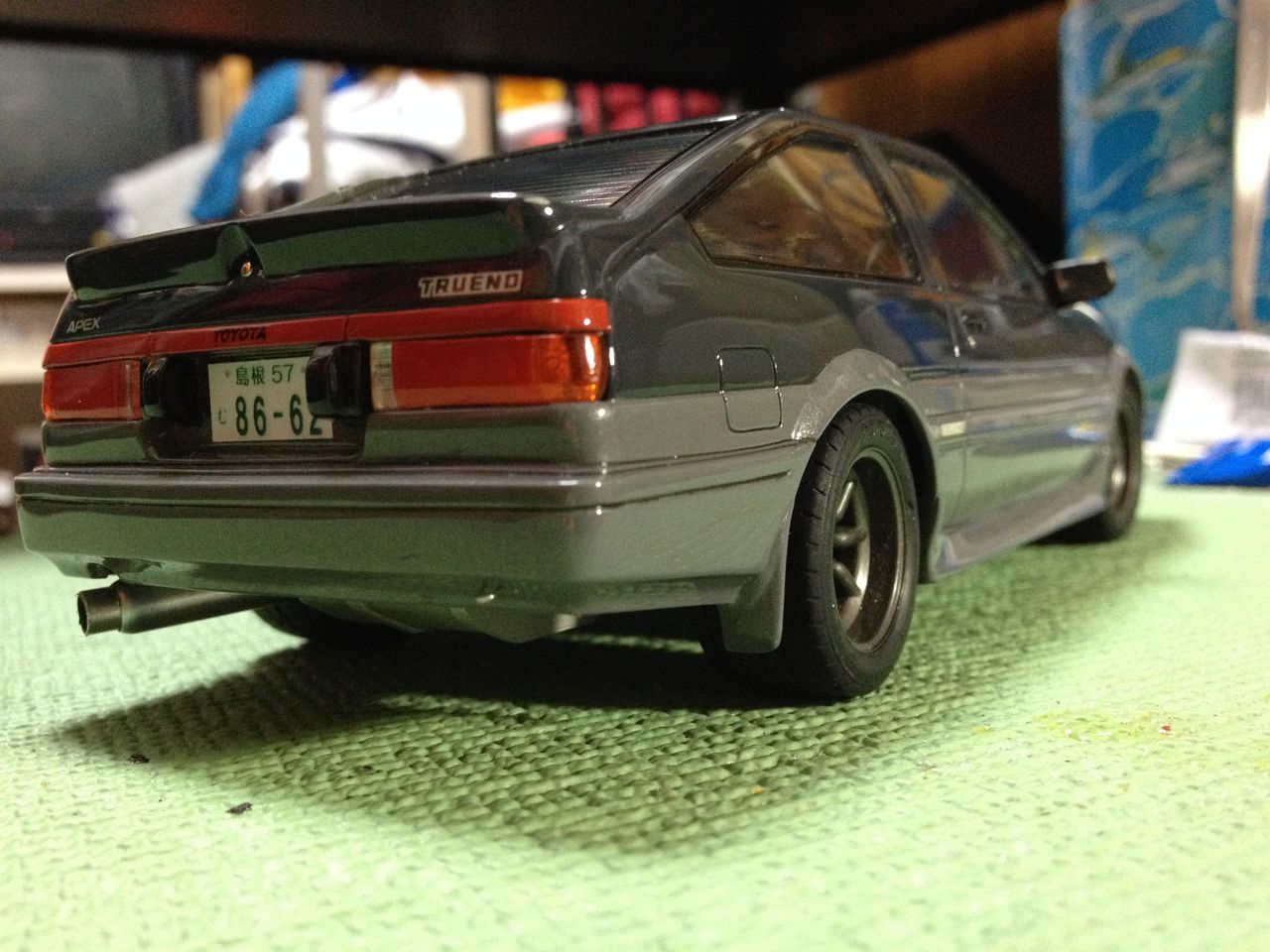 フジミ AE86トレノ その⑤ 完成編 : おなかいっぱい。 フジミ AE86トレノ その⑤ 完成編 : おなかいっぱい。