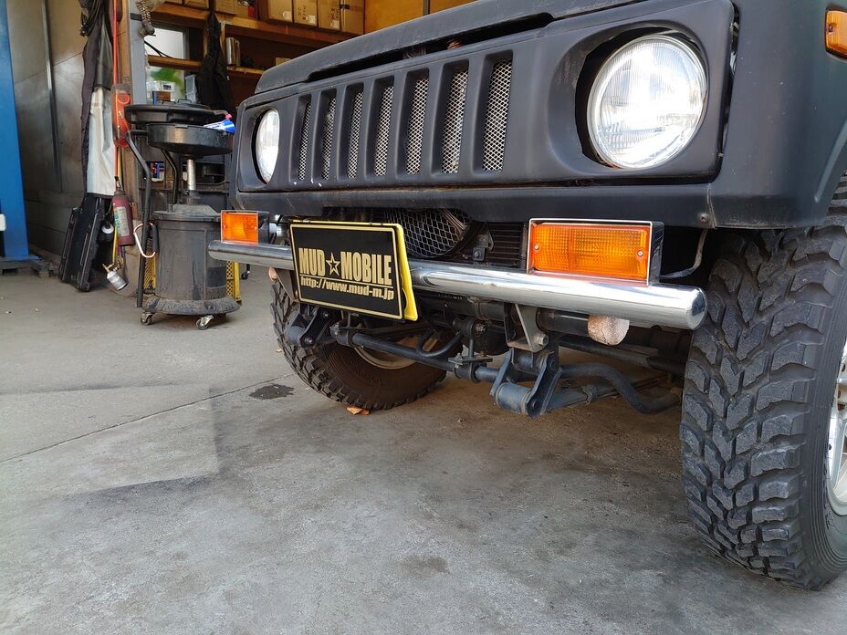 JA11用・ステンレスバンパー前後セット・1万円！ : ジムニー専門 