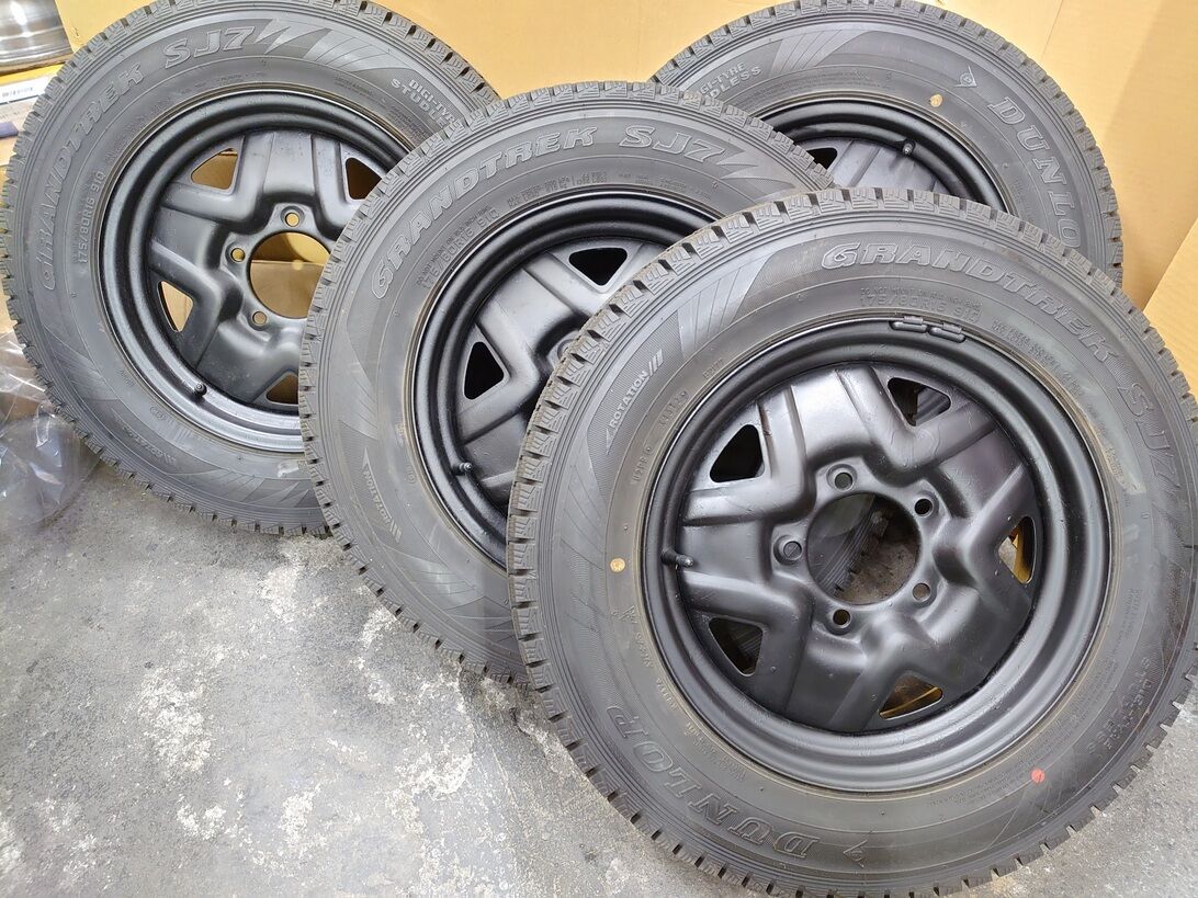 在庫処分 スタットレス４本鉄ホイール付き ジムニー専門店 埼玉 所沢 マッドモービル