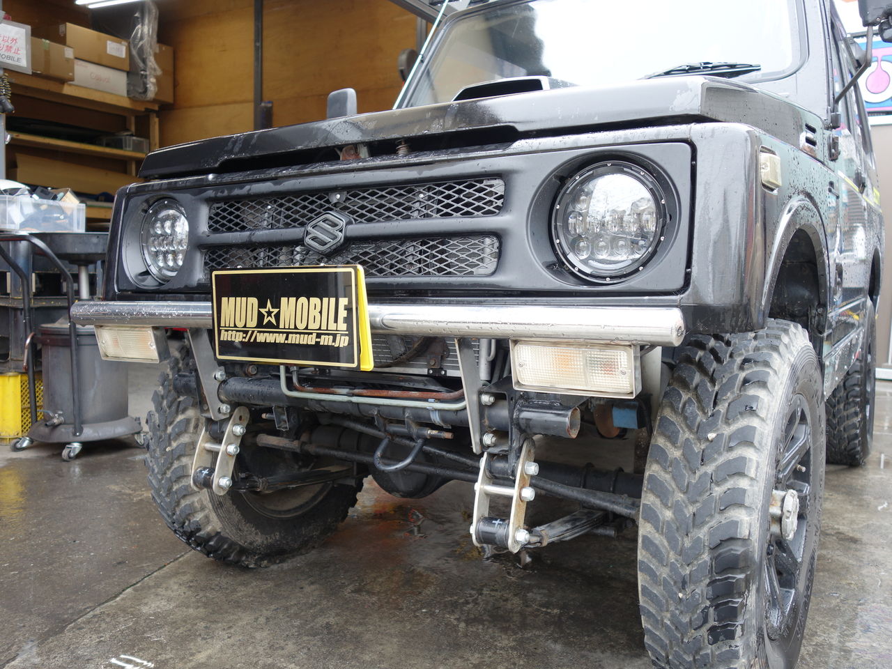 ja11 ja12 ja22 フロントバンパー ステンレス ジムニー JA11 JA22