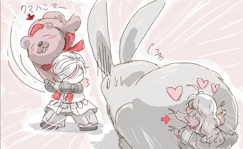 動画 優と餅姫vsウサコアラ 白聖獣ドリーム