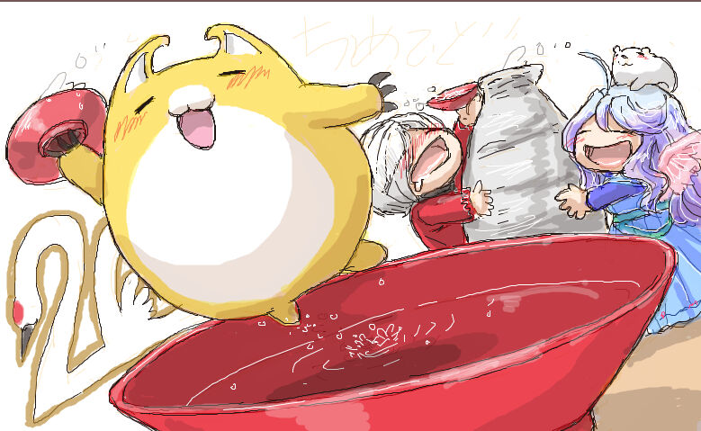 おえかきメイキング ハンゲ祝い絵 白聖獣ドリーム