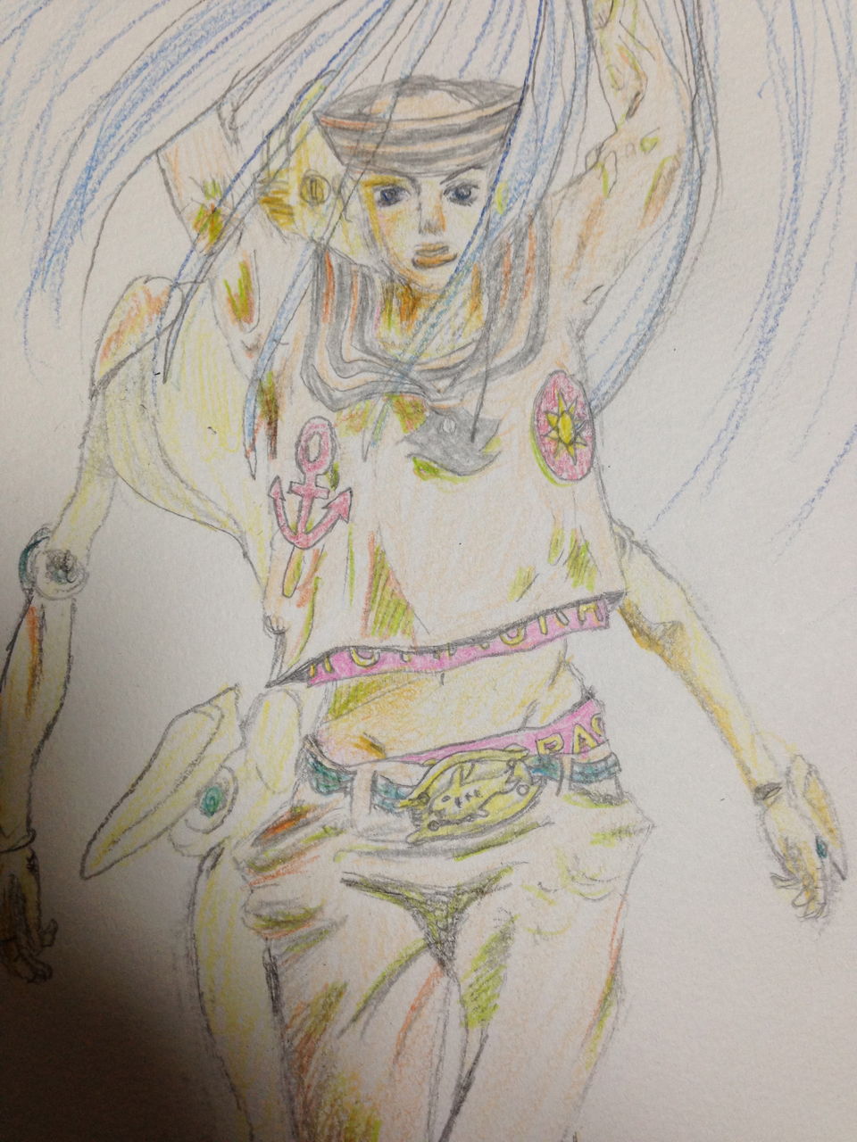 ジョジョリオン1巻の表紙を描く むぎのものづくりぶろぐ ジョジョリオン1巻の表紙を描く むぎのものづくりぶろぐ