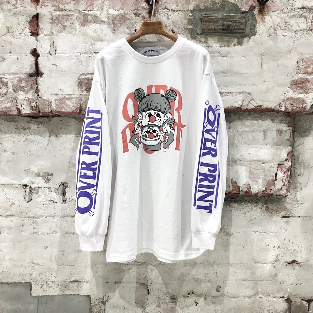最大15 Offクーポン Overprint ロングtシャツ バギー ワンピースコラボ Tシャツ カットソー 七分 長袖 Labelians Fr