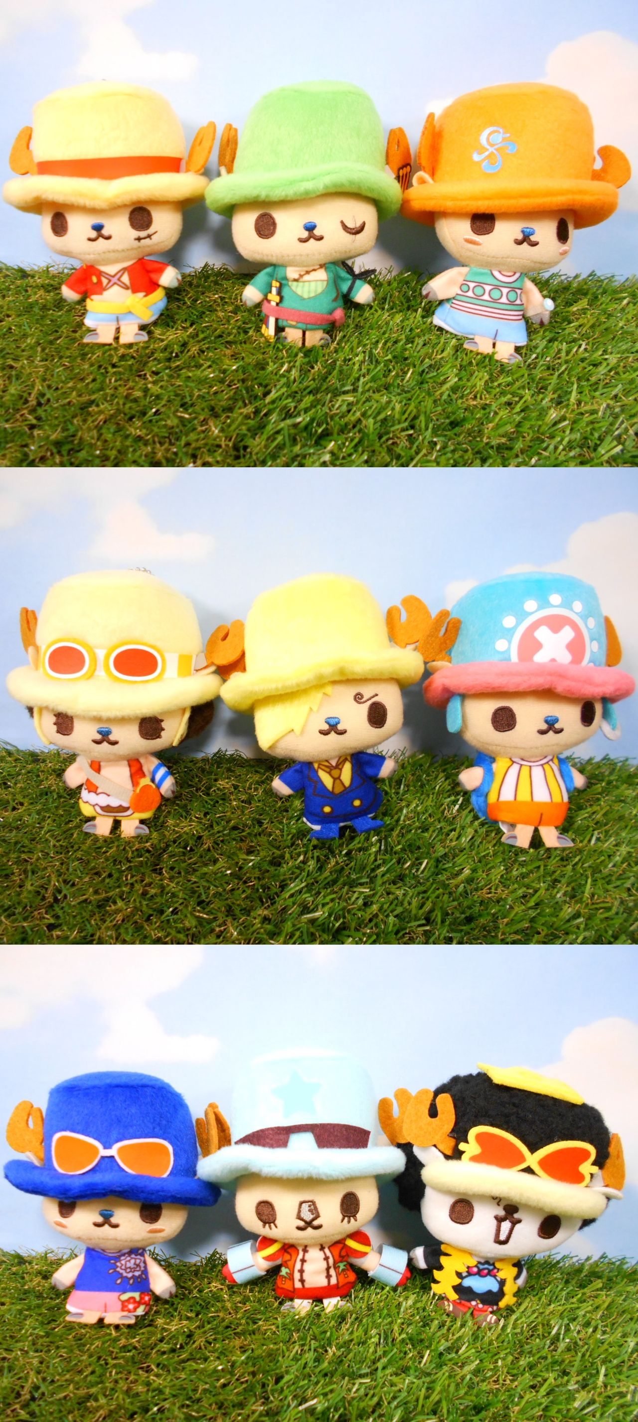 ワンピース 麦たまの一味 ぬいぐるみ 6点セット One Piece