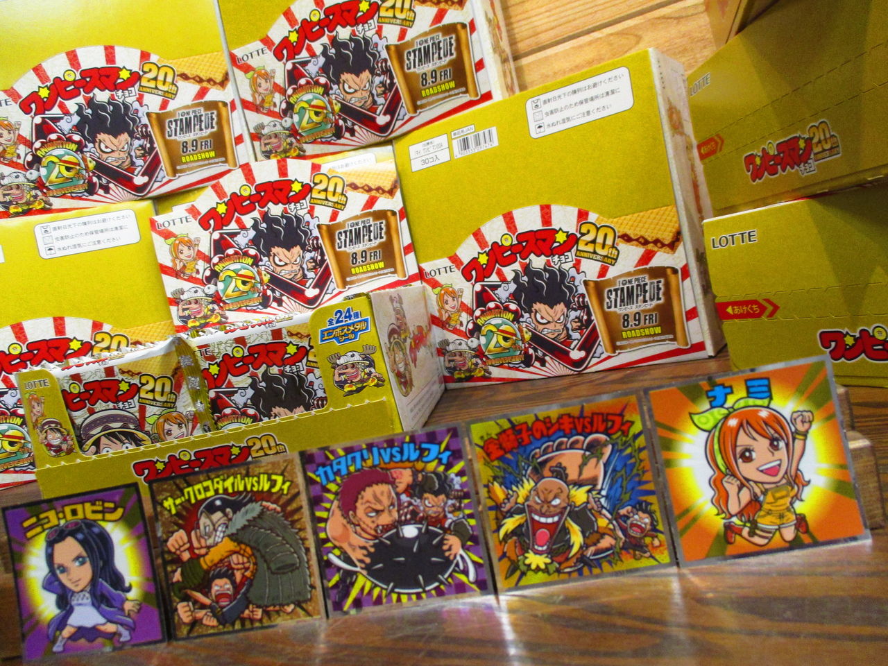 大阪店 ワンピースマンチョコ th Anniversary 好評発売中 One Piece 麦わらストア 航海日誌
