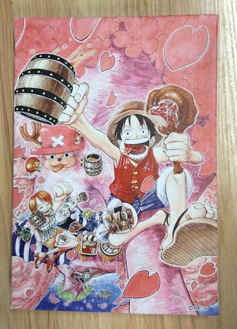 池袋店 春にオススメ フルカラーアートボード One Piece 麦わらストア 航海日誌