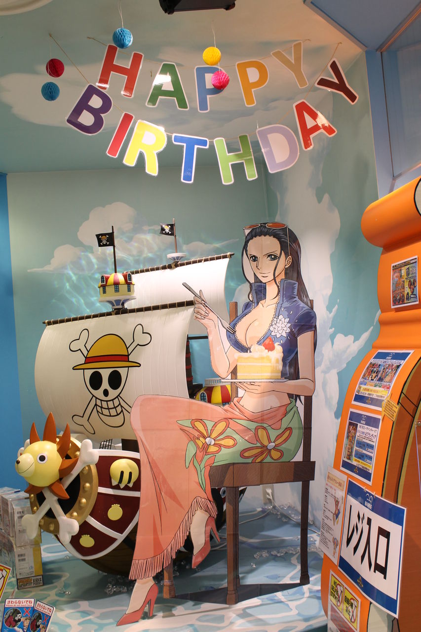 ワンピース　ロビン　バースデー　2019年 Birthday ジャンプショップ ニコ・ロビン ワンピース ジャンプショップ 2019 バースデイ 缶