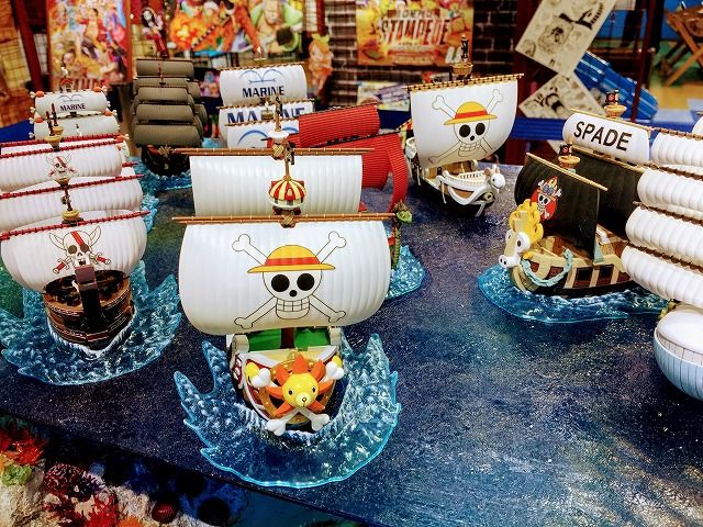 渋谷マルイ店 店内で特大ジオラマ展示中 One Piece 麦わらストア 航海日誌