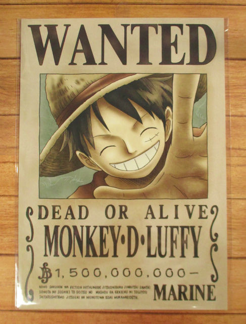 福岡店 新しい手配書グッズのご紹介 One Piece 麦わらストア 航海日誌