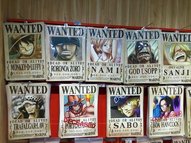 池袋店 海賊の証 手配書の商品をご紹介 One Piece 麦わらストア 航海日誌