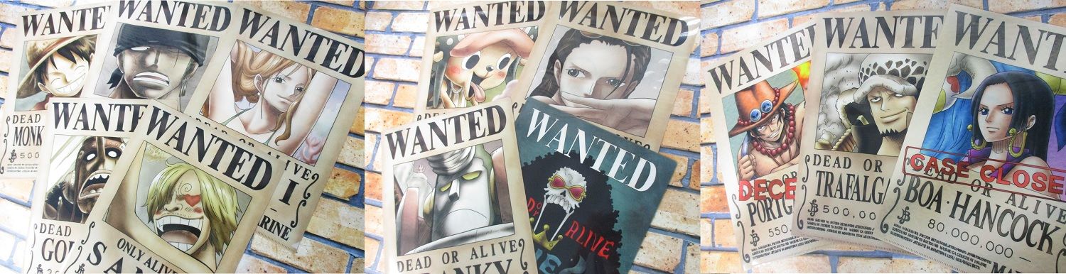 【名古屋店】手配書柄の商品をご紹介！ : ONE PIECE 麦わらストア 航海日誌