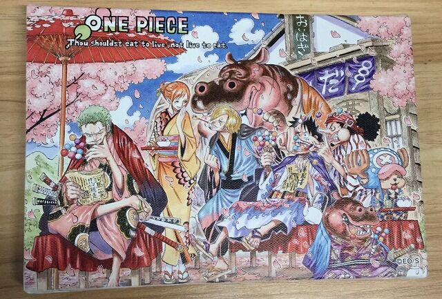池袋店 春にオススメ フルカラーアートボード One Piece 麦わらストア 航海日誌