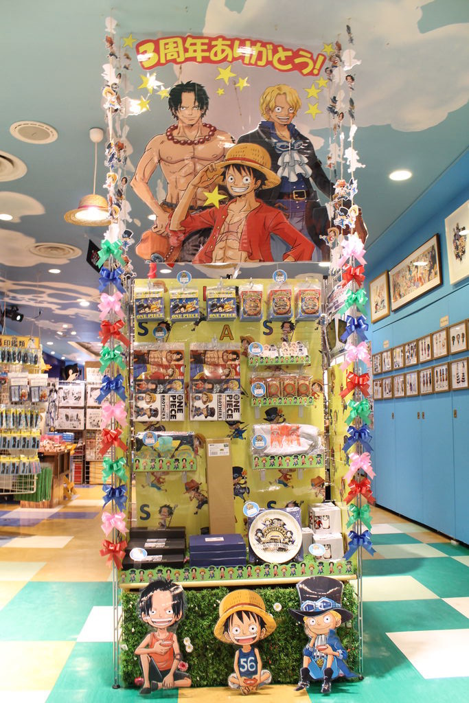 渋谷本店 麦わらストア ３周年ありがとう One Piece 麦わらストア 航海日誌
