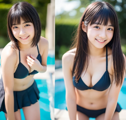 AIが描くグラビア—完璧な美の世界へようこそ