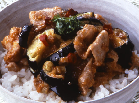 とろける旨さ!豚バラなす丼の作り方