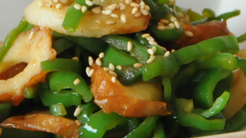 シャキシャキ＆コク旨♪ピーマンとちくわのきんぴらの作り方