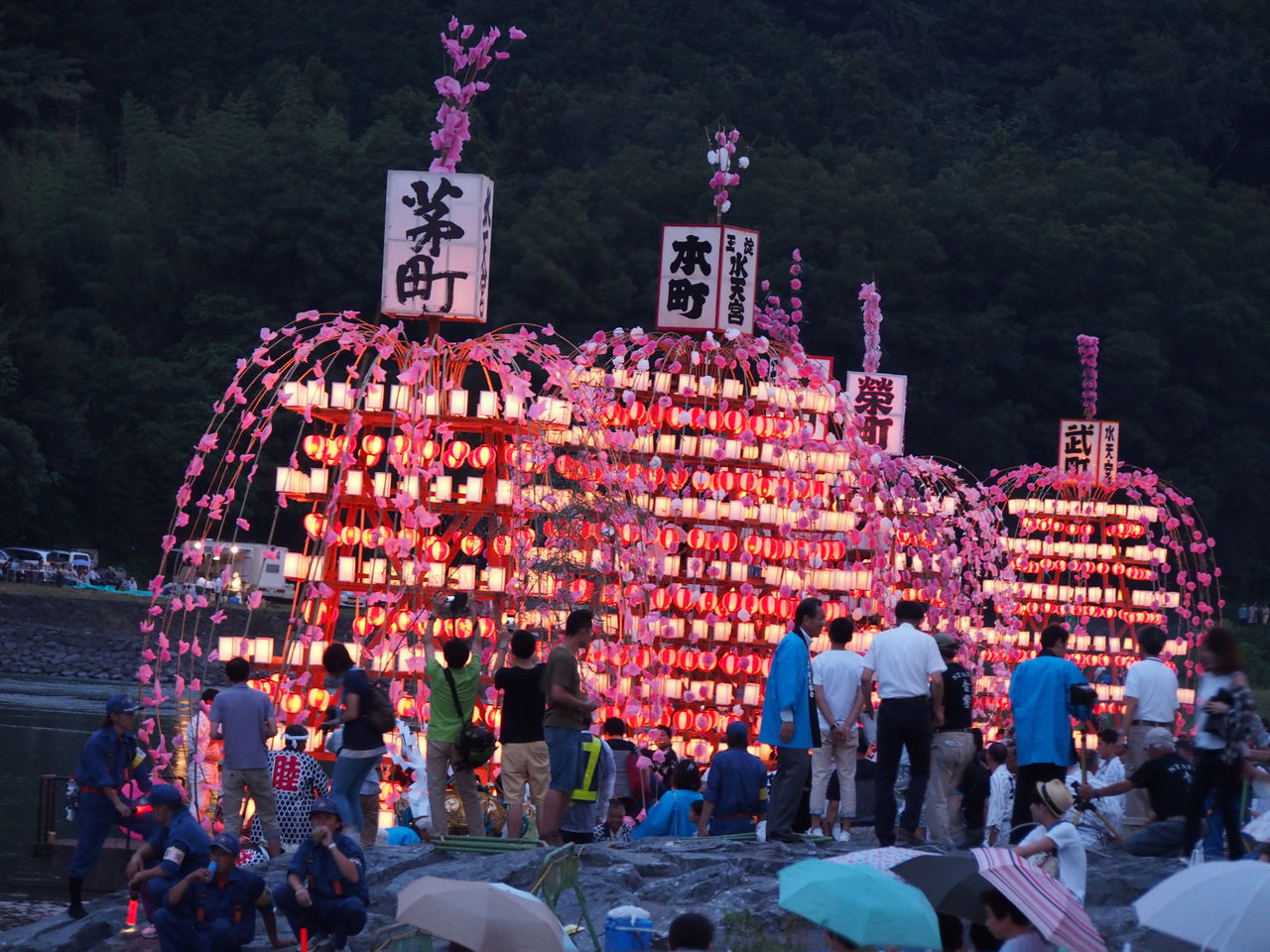 花火 寄居玉淀水天宮祭15 嫁さん行進曲