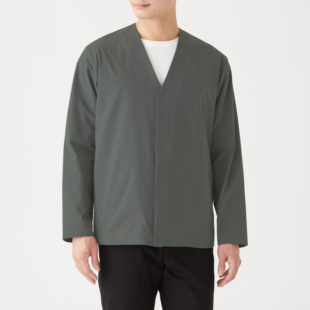 これってカーディガン 新発想ポリエステルカーディガン 無印大好きムジムジくん