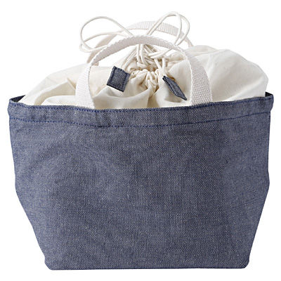 取り外せるアルミポーチが便利なランチバッグ 無印大好きムジムジくん