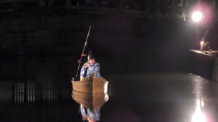 ハートランド倉敷 かぐや姫川船流し 動画有り おやじの写真日記