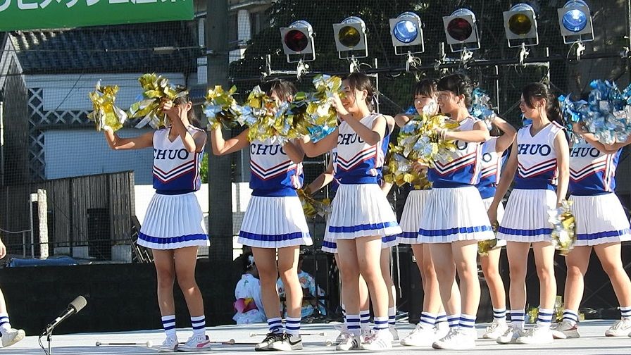 玉島祭り②倉敷中央高校バトン部 : おやじの写真日記 玉島祭り②倉敷中央高校バトン部 : おやじの写真日記