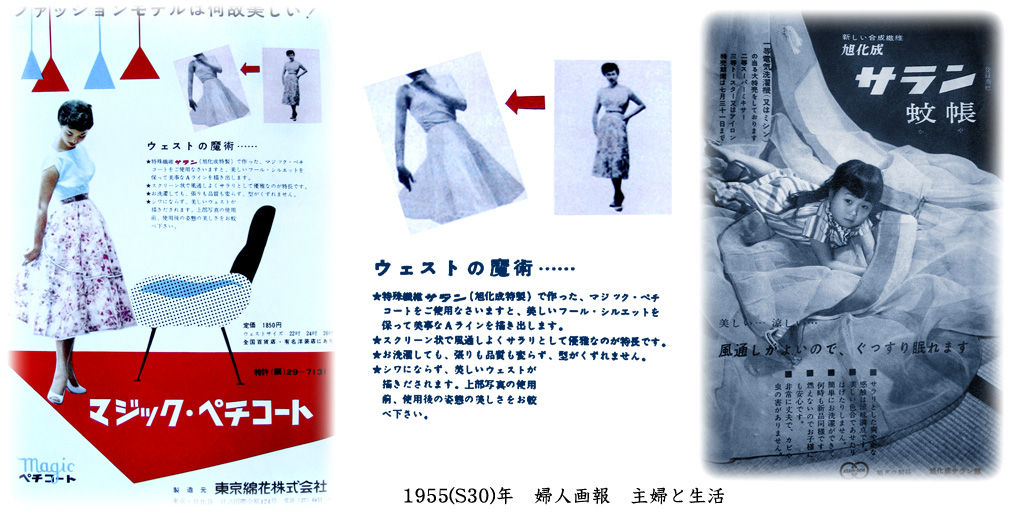 昭和年のペチコート・パニエ : むかしの装い