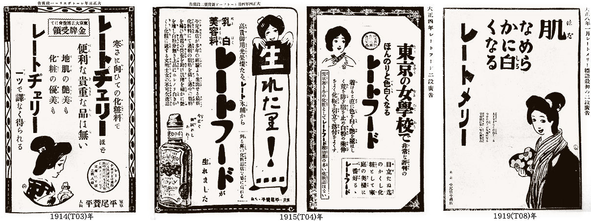 亀高文子さんとレート化粧品 : むかしの装い