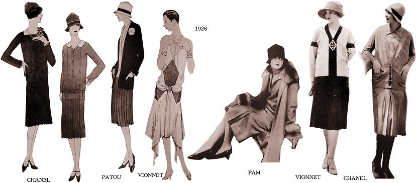 1924 1926年の海外ファッション むかしの装い