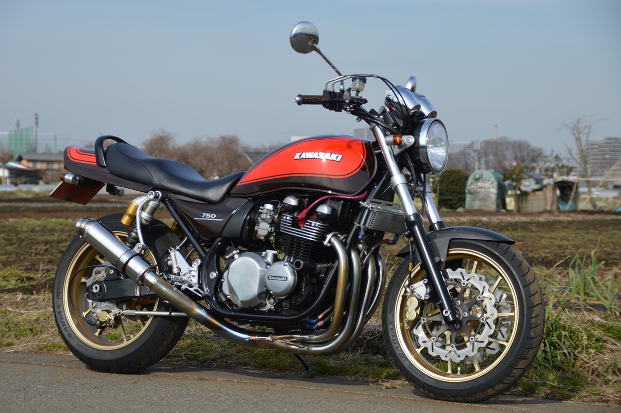 ゼファー750 フロントフェンダー