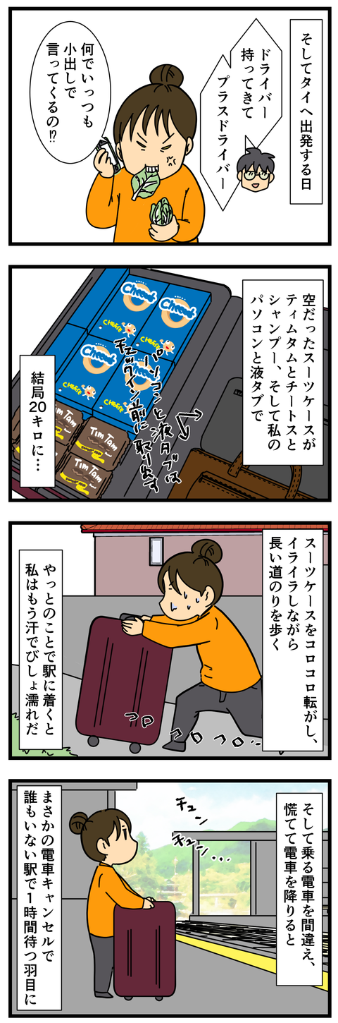 空っぽのスーツケースだったはずなのに (3)