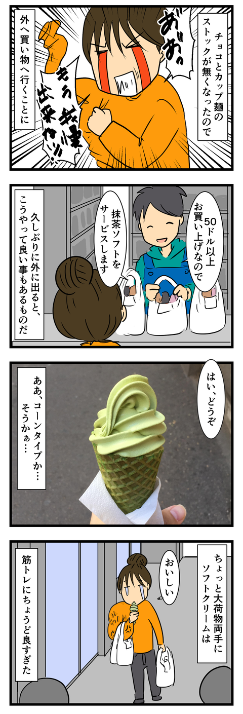 夫のいない一週間で気付いた事、外に出てみた (4)