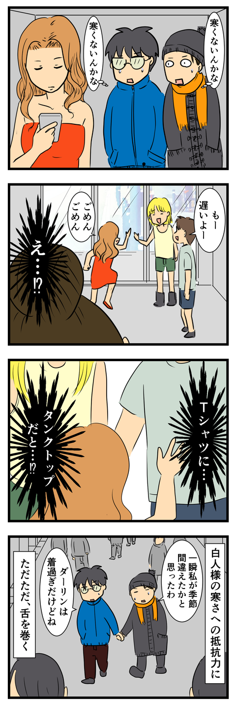 改めて思う西洋人との違い (3)