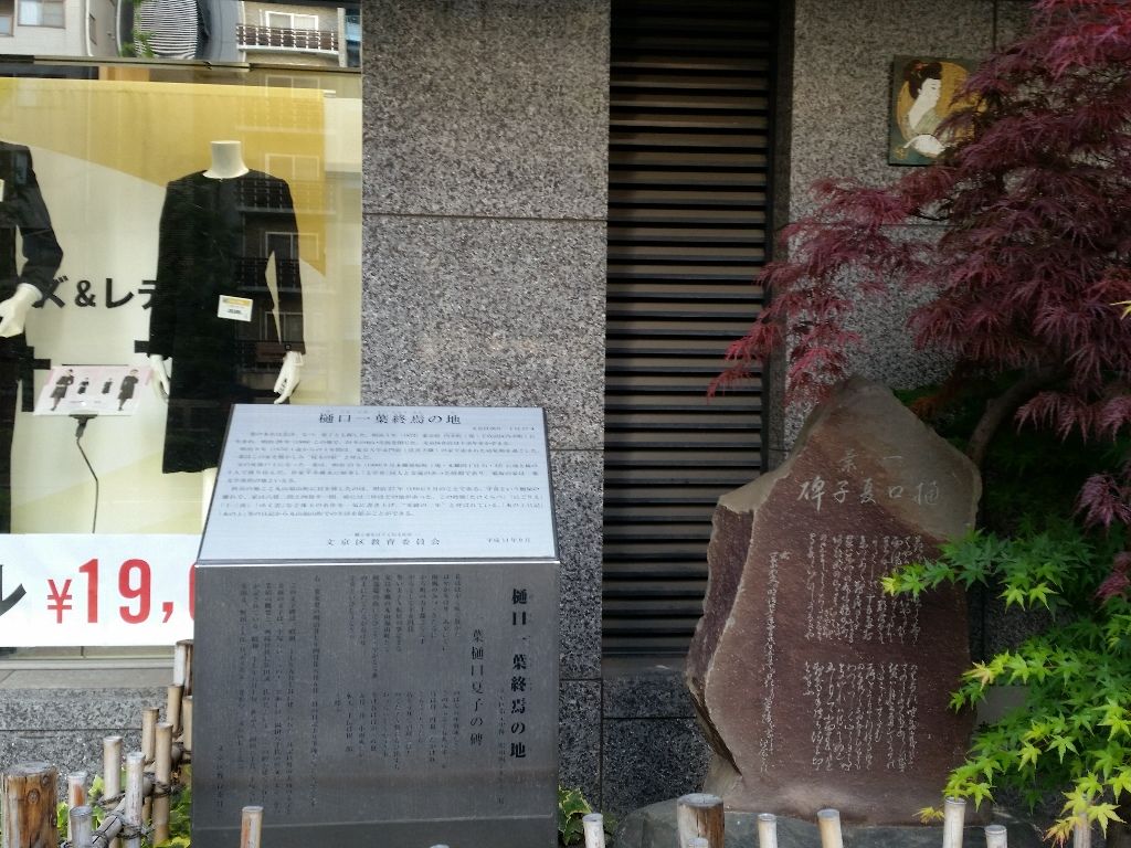 樋口一葉 終焉と生誕の地 つきむしのblog 樋口一葉 終焉と生誕の地 つきむしのblog