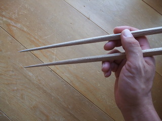 無垢の木のお箸 1