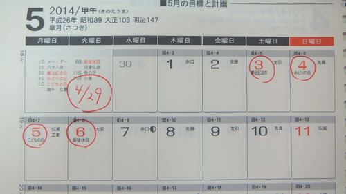 黄金週間