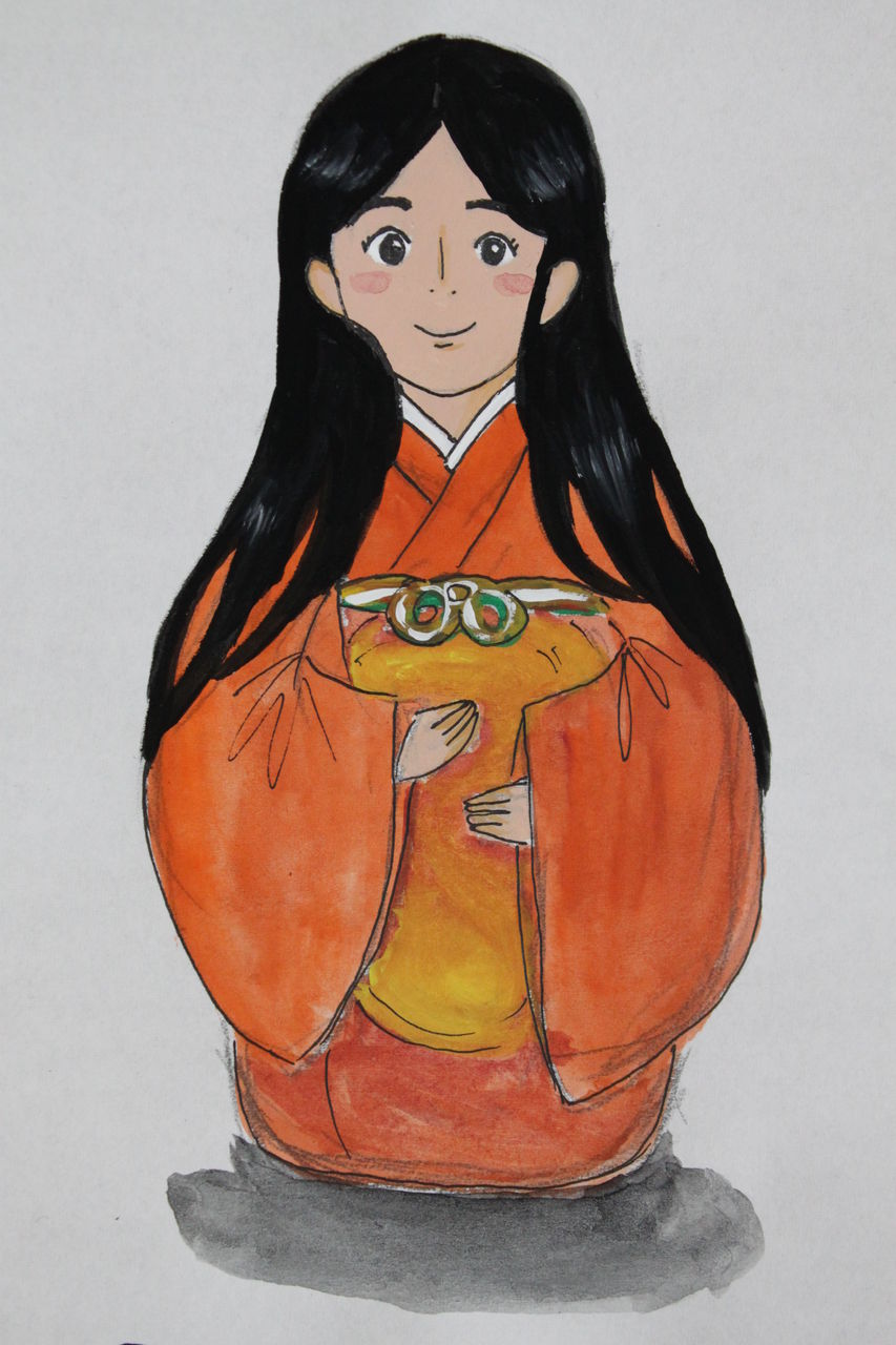 弘法大師の母 玉依御前 かまぼこ板の絵 Yuのblog 弘法大師の母 玉依御前 かまぼこ板の絵 Yuのblog