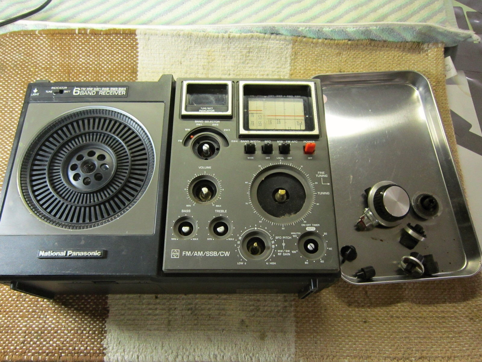 National Panasonic パナソニック ラジオ RF-1188 クーガー 昭和