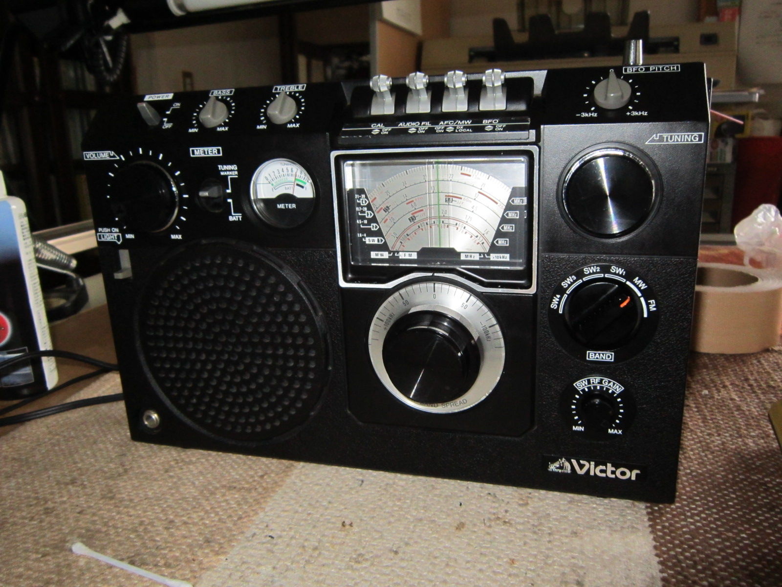 VICTOR FR-6600 6バンドレシーバー レトロ ラジオ ビクター FR-6600