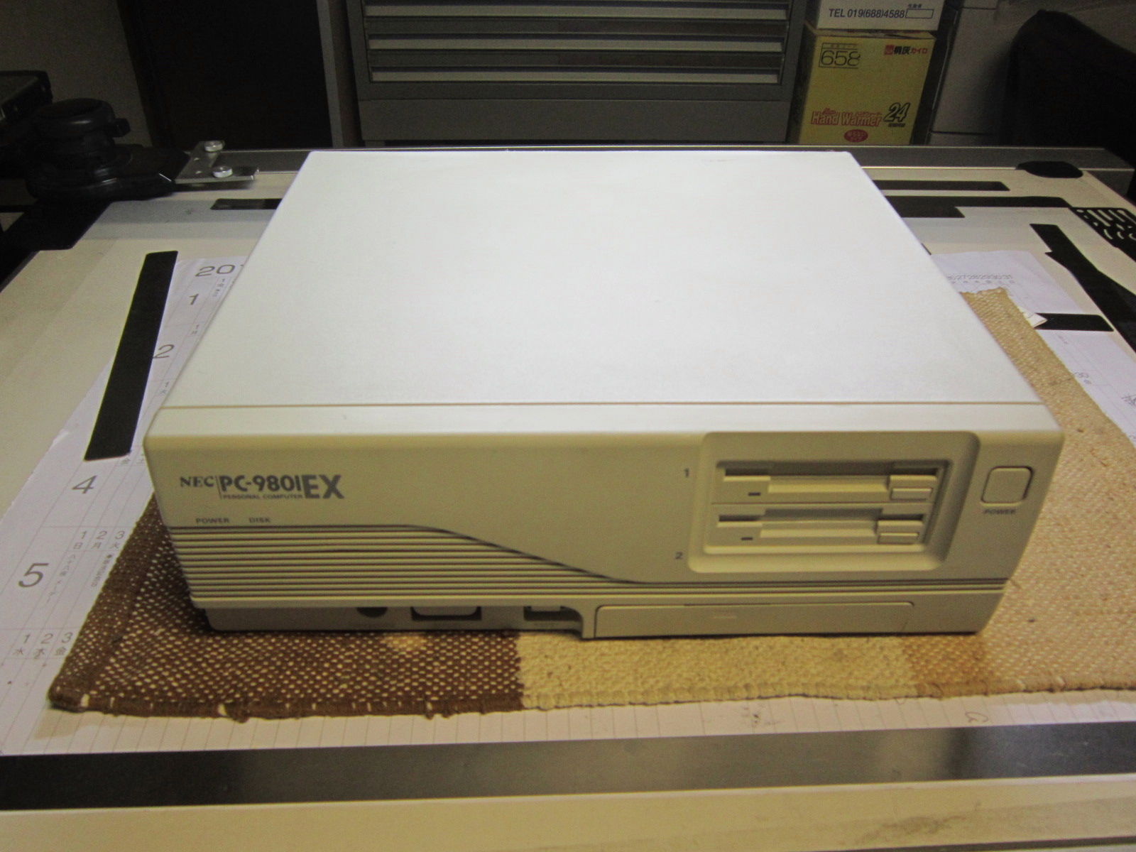 PC-9801 EX2のバックアップ電池の交換 : 田 舎 の 少 年