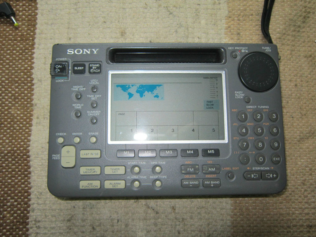 SONY ICF-SW55 ソニー短波ラジオ ジャンク