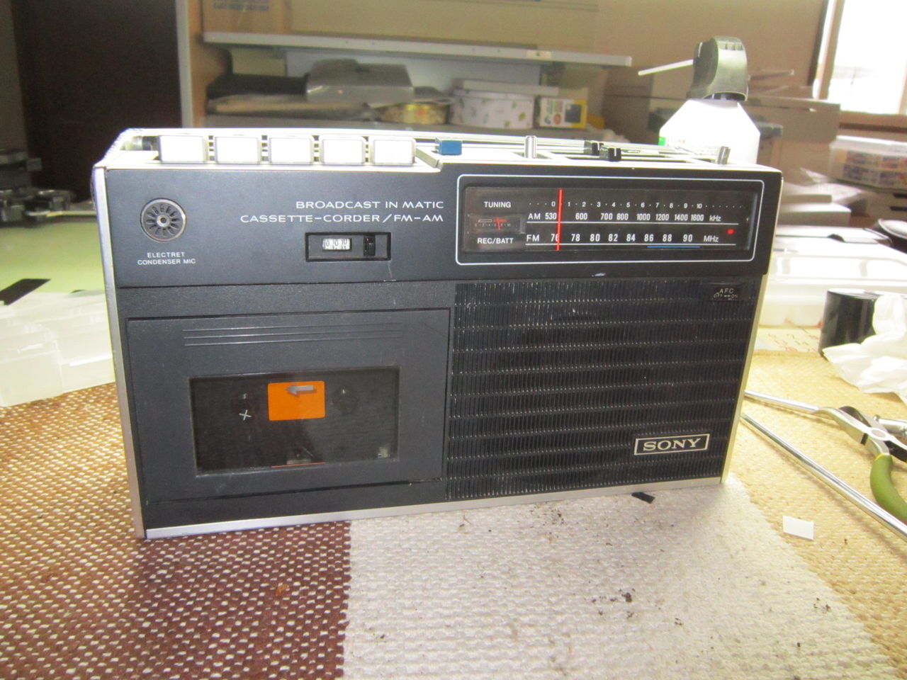 SONY／ソニー／ラジカセ／CF-1500／メンテナンス済み／メンテセット付属 SONY／ソニー／ラジカセ／CF-1500／メンテナンス済み／メンテセット付属