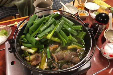 菖蒲で堪能 鴨のじゅんじゅん 村一番