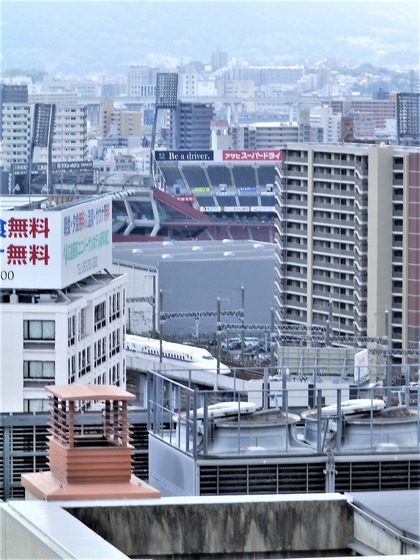 お部屋から球場