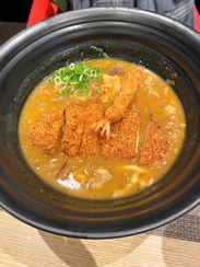 海老フライトカツカレーうどん