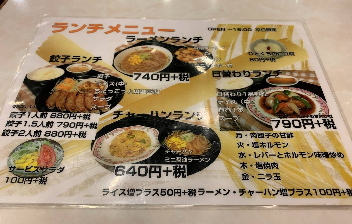 平日限定ランチメニューを 餃子の王将 インターパークショッピングビレッジ店 宇都宮市 1000円グルメの旅 Powered By ライブドアブログ