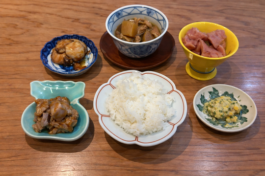 美味しい和食の盛り付け