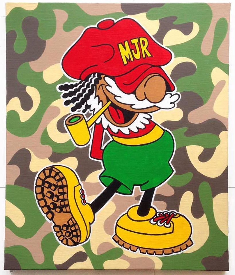 MIGHTY JAM ROCK マイジャのおっさん　MURASAKI 原画 ポップアップストア出展作品 : studio-murasaki official blog